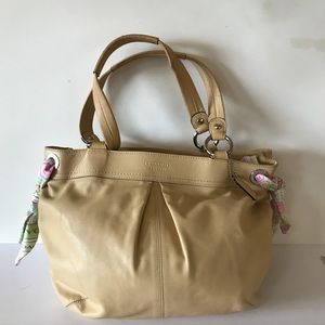 Coach Kyra Tan Leather Shoulder Bag G0982-F13556